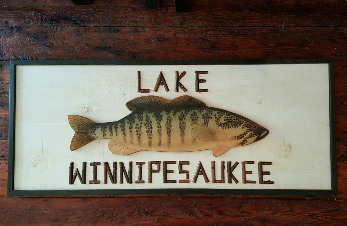 Lake Winnipesaukee Sign