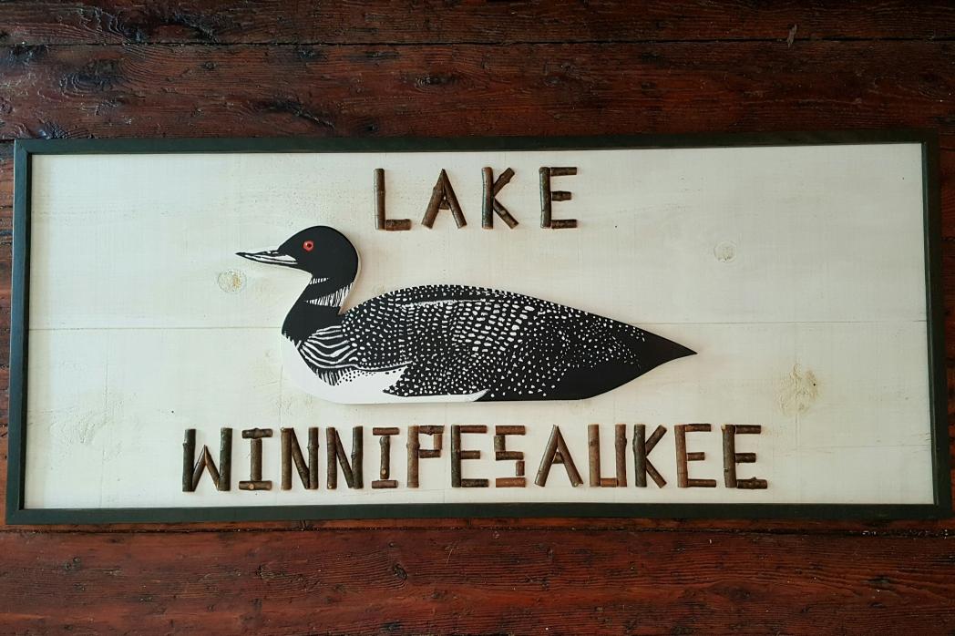 Lake Winnipesaukee Sign