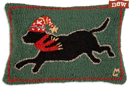 running dog pillow