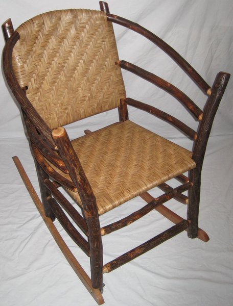 Rustic Hickory Hoop Rocker