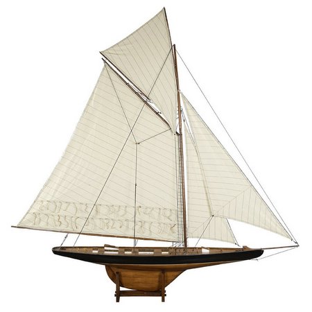 Large Columbia Model Sailboat