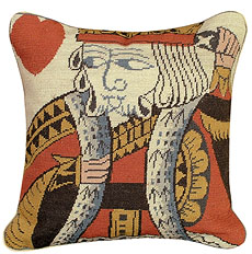 King of Hearts Pillow