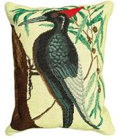 Large Woodpecker Pillow