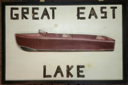 Custom Twig Boat Sign