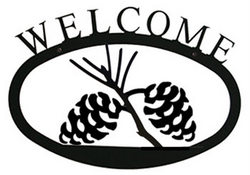 1-Pine-cone-welcome-sign